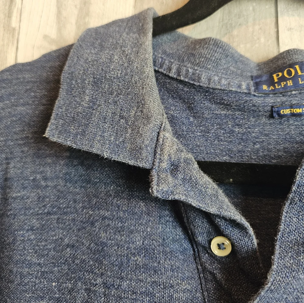 Polo by Ralph Lauren Men's Navy Polo Shirt XXL - Picture 4 of 5